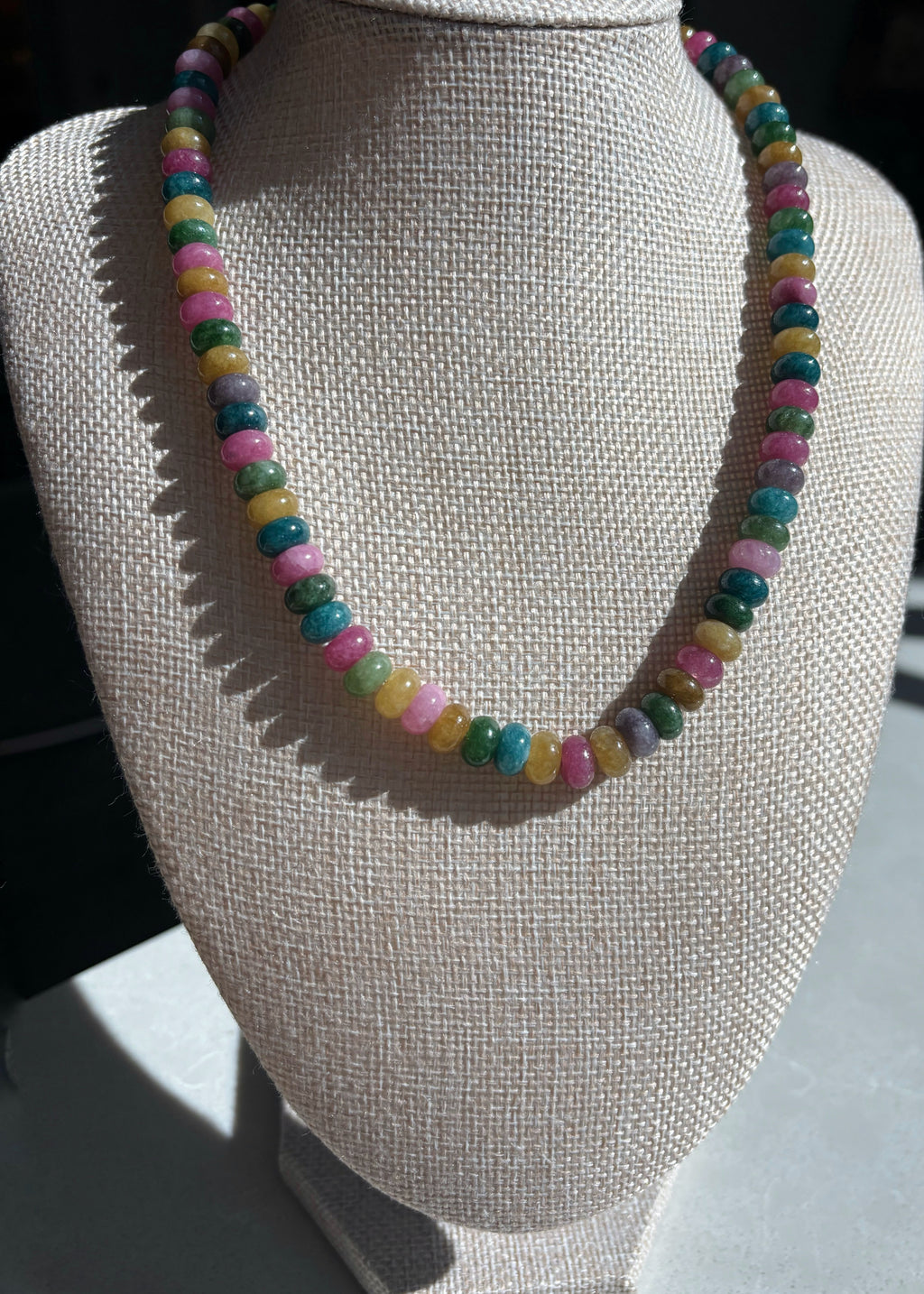 Tourmaline Rondelle Necklace